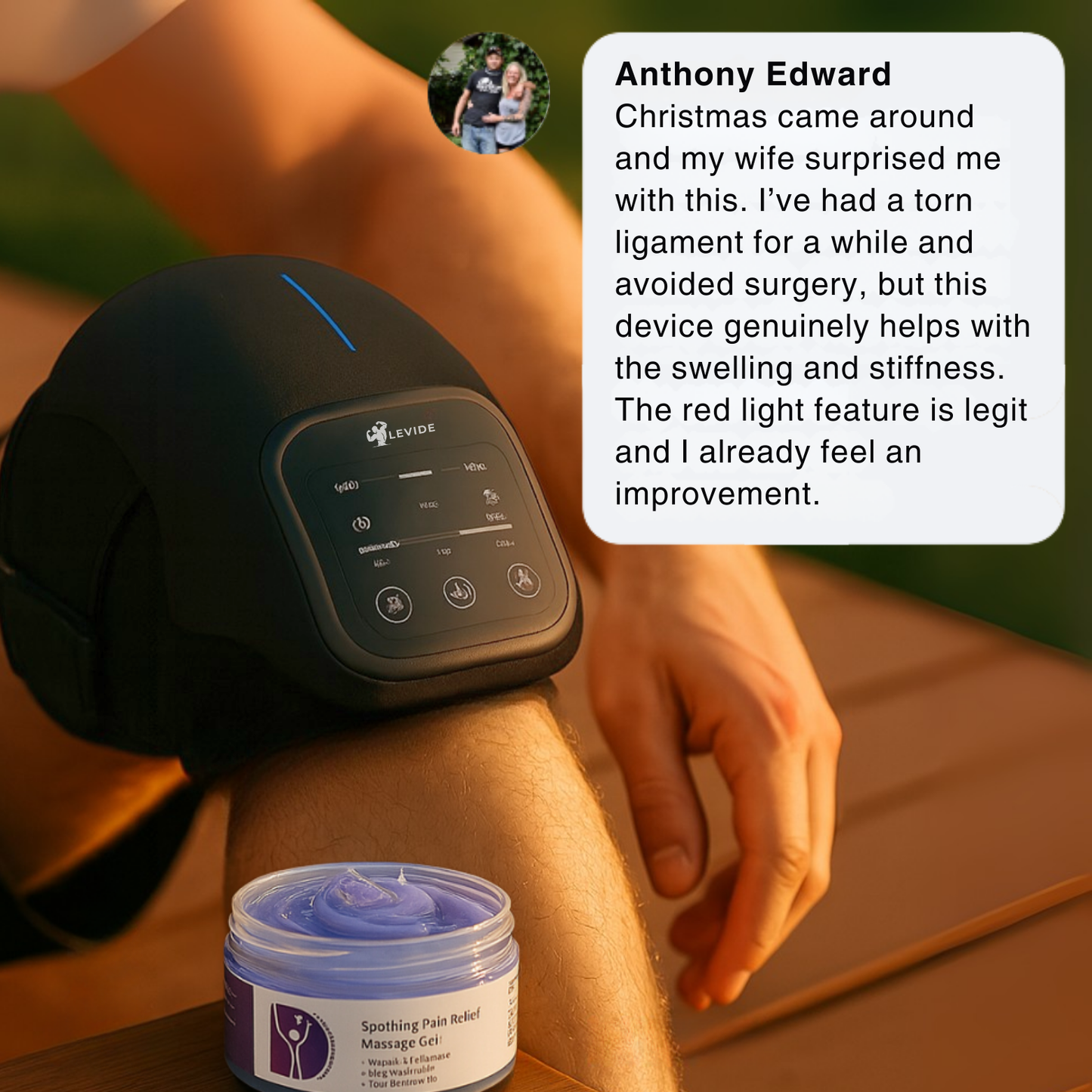LEVIDE™ Ultra 4 in 1 Knee Therapy Device